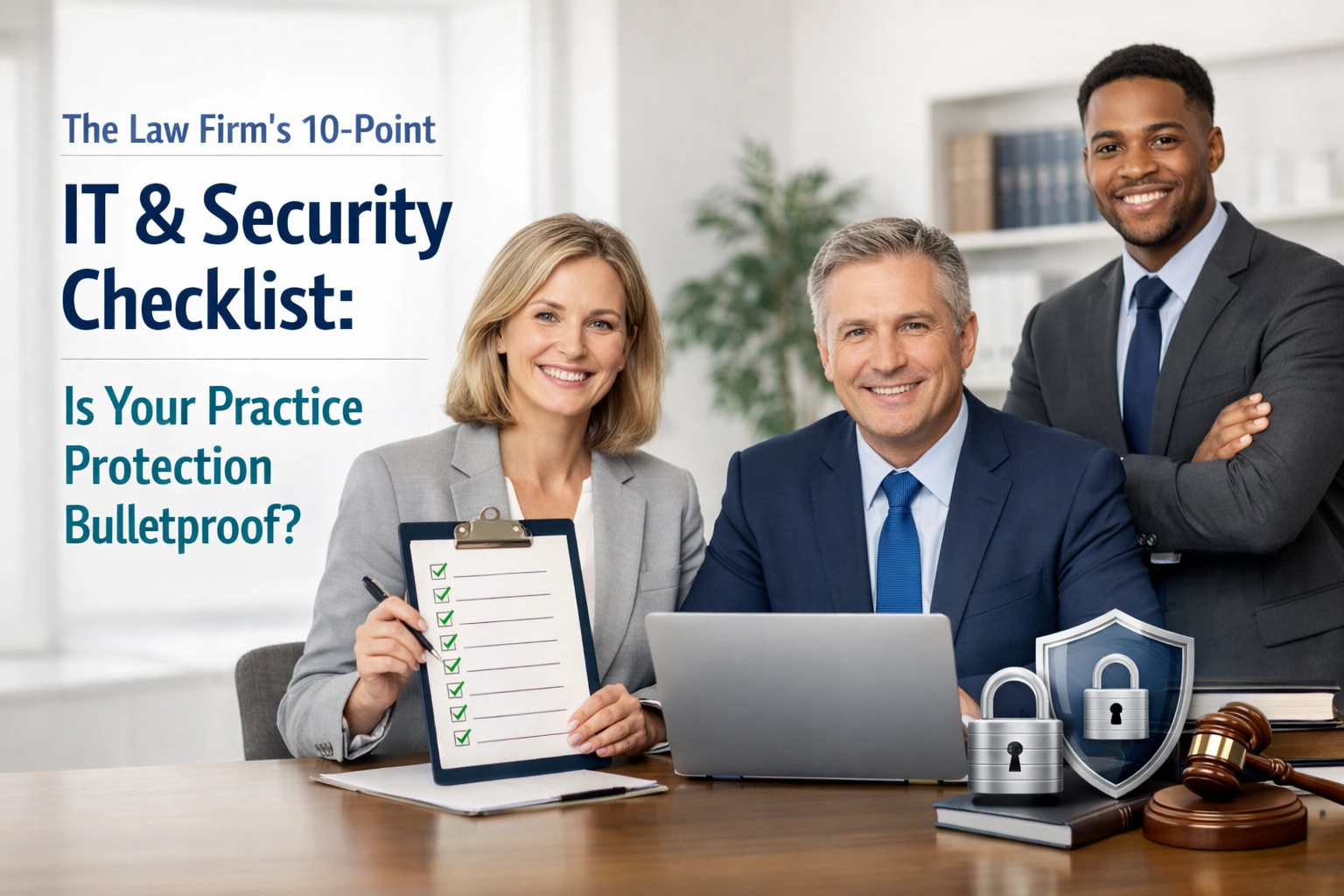 The Law Firm’s 10-Point IT & Security Checklist: Is Your Practice Protection Bulletproof?